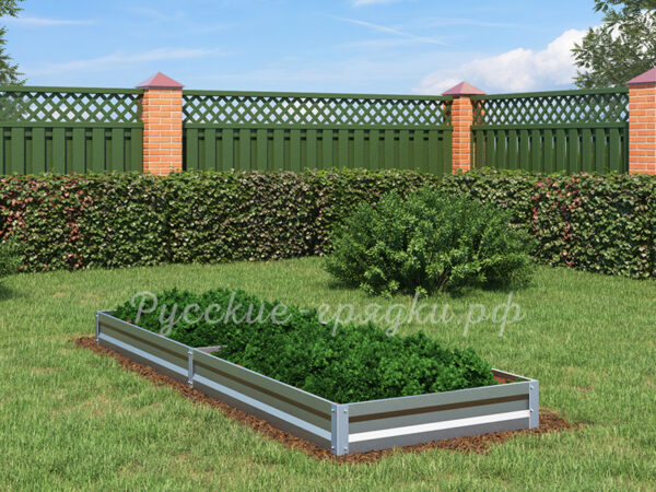 Грядка оцинкованная (высота борта 20 см)