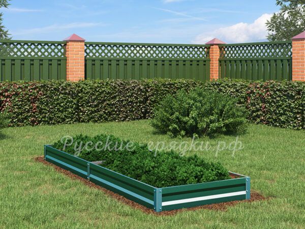 Грядка с полимерным покрытием (высота борта 20 см)