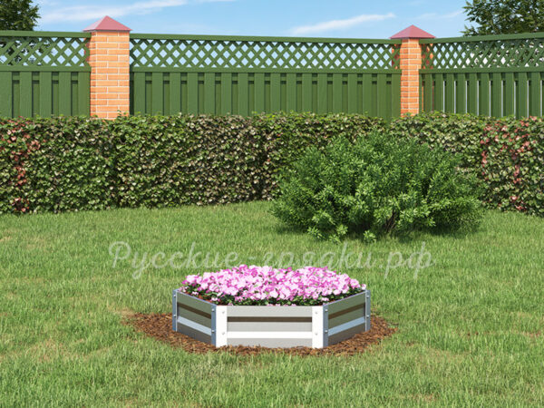 Клумба «Шестигранная» оцинкованная
